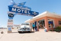 Blue Swallow Motel, Tucumcari, Route 66, New Mexico, USA.