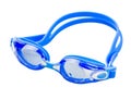 Blue swimming goggles Royalty Free Stock Photo