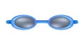 Blue swimming goggles Royalty Free Stock Photo