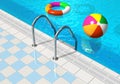 Blue swimming pool Royalty Free Stock Photo