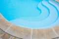 Blue swimming pool background. Summer and water concept x Royalty Free Stock Photo