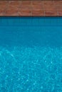 Blue swimming pool rippled water Royalty Free Stock Photo