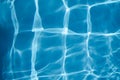 Blue swimming pool water background Royalty Free Stock Photo