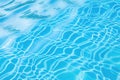 Blue Swimming Pool With Water Ripples Royalty Free Stock Photo