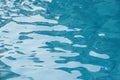 Blue swimming pool water texture Royalty Free Stock Photo