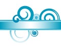 Blue Swirl Banner