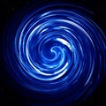 Blue swirl illustration