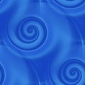 Blue swirls texture - seamless background