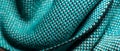 Blue synthetic knitted fabric texture Royalty Free Stock Photo