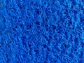Blue synthetic plastic mesh texture background Royalty Free Stock Photo