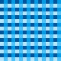 Blue tablecloth Vector. Traditional tablecloth pattern Vector. Blue color square pattern Royalty Free Stock Photo