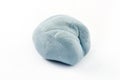 Blue tack over white Royalty Free Stock Photo