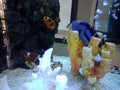 Blue Tang and cartoon fish