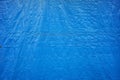 Blue tarp texture for design material or photo background. a tool to protect goods from damage Royalty Free Stock Photo