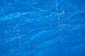 blue tarpaulin texture on a sunny day Royalty Free Stock Photo