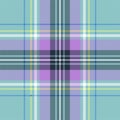 Blue tartan plaid baby color seamless pattern. Vector illustration. Flat design. EPS10