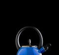 Blue tea pot Royalty Free Stock Photo