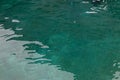 Blue teal water with ripples in a pool Royalty Free Stock Photo