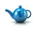 Blue teapot Royalty Free Stock Photo