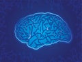 Blue Technology Brain