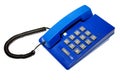 Blue telephone Royalty Free Stock Photo