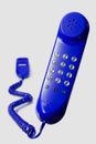 Blue telephone Royalty Free Stock Photo