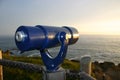 Blue Telescope Royalty Free Stock Photo