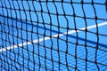 Blue tennis court Royalty Free Stock Photo