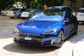 Blue Tesla Model S P90D