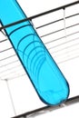 Blue Test Tube Royalty Free Stock Photo