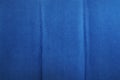 blue textile background with seams Royalty Free Stock Photo