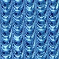 Blue textile fabric drapery material seamless pattern texture background with a metallic reflection