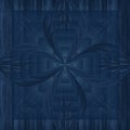 Blue texture with frames and abstract flower Royalty Free Stock Photo