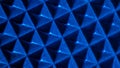 blue texture macro photo of the pyramids on tapete