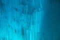 Blue texture made of plastic. Scratches on plastic. Dirty surface Royalty Free Stock Photo