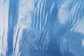 Blue texture of plastic latex with reflections and bubbles, similar to the sea texture. Background Royalty Free Stock Photo
