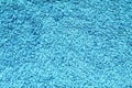 Blue texture shaggy towel background