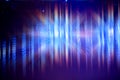 Blue theater curtain background Royalty Free Stock Photo