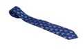 Blue tie pattern in rhombuses