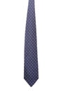 Blue tie with white speck. Royalty Free Stock Photo