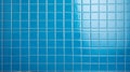 blue tile wall chequered background bathroom floor texture. generative AI Royalty Free Stock Photo