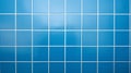 blue tile wall chequered background bathroom floor texture. generative ai Royalty Free Stock Photo