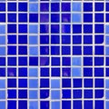 Blue Tile Wall Texture. Royalty Free Stock Photo