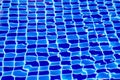 Blue tiled pool background Royalty Free Stock Photo