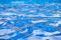 Blue tiles in the swimming pool Royalty Free Stock Photo
