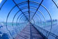 Blue tonnel Royalty Free Stock Photo