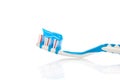 Blue toothbrush