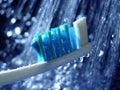 Blue toothbrush Royalty Free Stock Photo