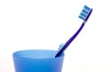 Blue toothbrush Royalty Free Stock Photo