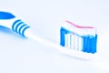 Blue toothbrush